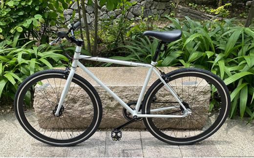 POSTINO シングルスピードバイク 700×28C【ホワイト×イエロー