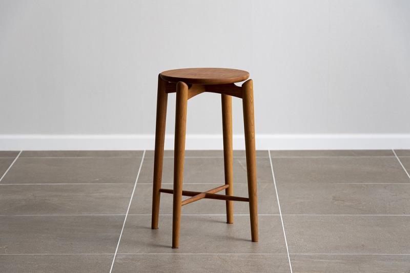 【FILE FURNITURE WORKS】ハイスツール チェリー（FH2-F High stool）