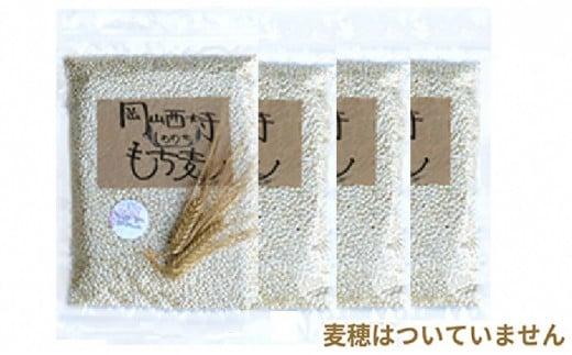 令和6年産 岡山西大寺の幸せもち麦(キラリモチ) 数量限定 2kg(500g×4) 