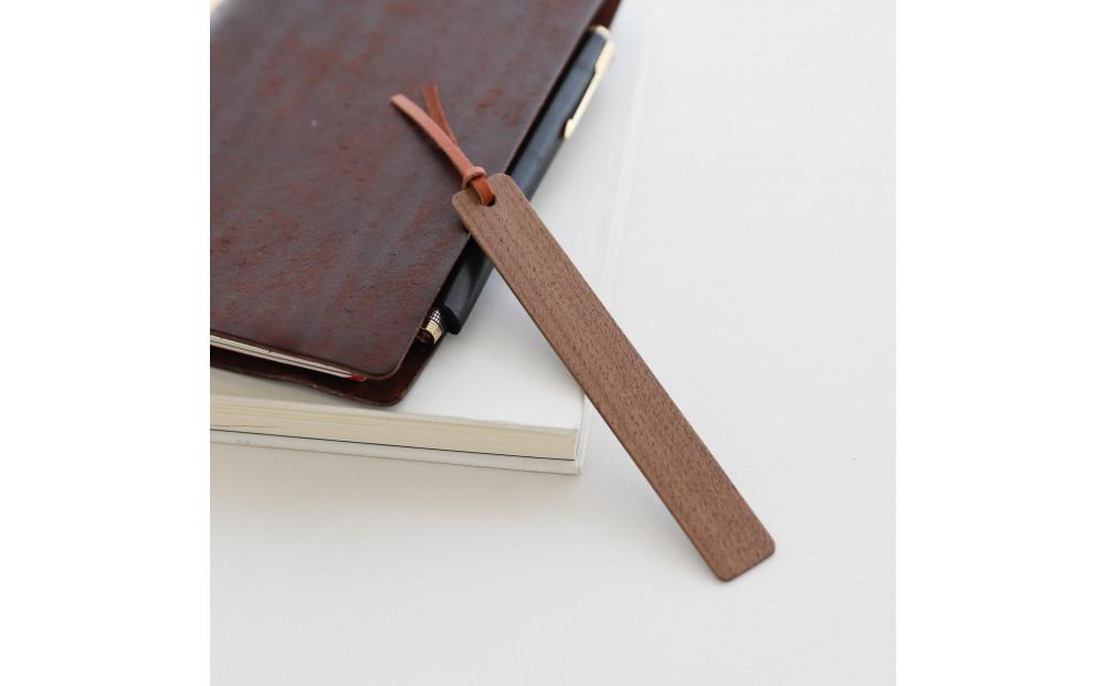 木製しおり&nbsp;スリムタイプ&nbsp;2個セット【ご自宅用】