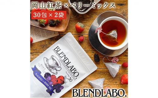 ふくちゃ フレーバーティー 岡山紅茶×ベリーミックス ティーバッグ 2.5g×60包 