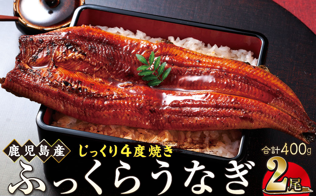 うなぎ&nbsp;蒲焼&nbsp;200g×2尾【鹿児島産】地下水で育てた絶品鰻