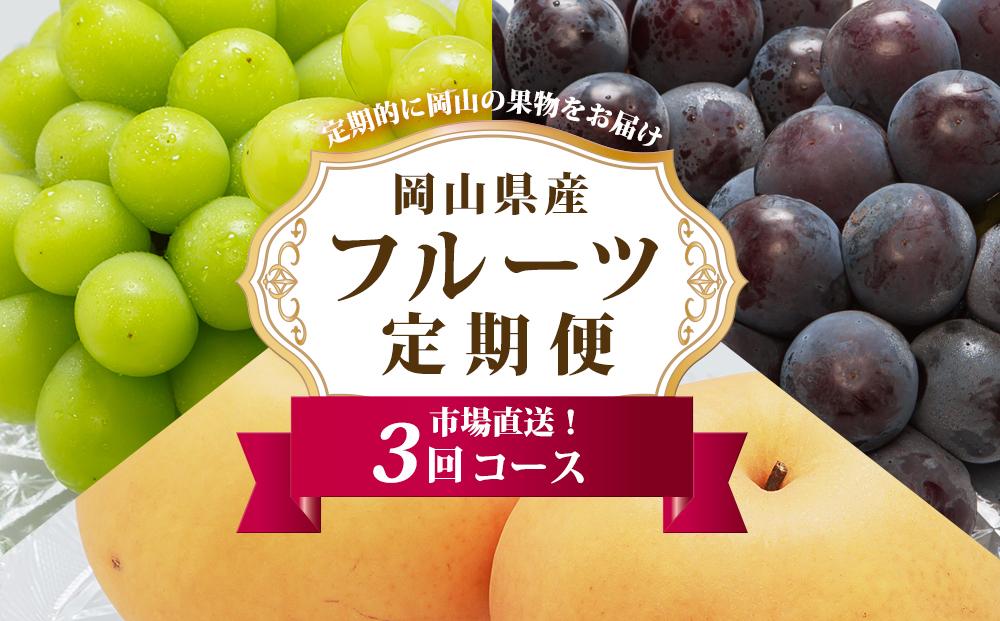 ぶどう 梨 定期便 2026年 フルーツ王国 岡山を堪能 定期便 3回コース 葡萄 ぶどう 梨 なし 岡山県産 国産 果物 セット ギフト