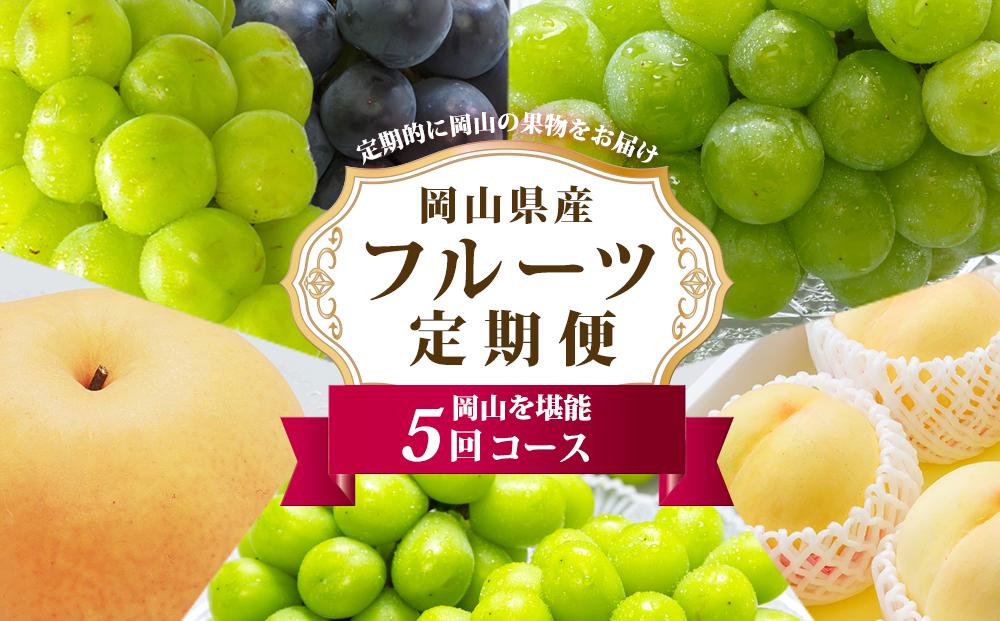 フルーツ 定期便 2026年 フルーツ王国 岡山の果物 5回コース 夏～冬物語 桃 もも 葡萄 ぶどう 梨 なし岡山県産 国産 果物 セット ギフト