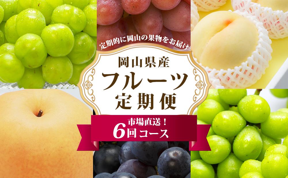 フルーツ 定期便 2026年 フルーツ王国 岡山を堪能 6回コース 夏・秋・冬物語 桃 もも 葡萄 ぶどう 梨 なし岡山県産 国産 果物 セット ギフト