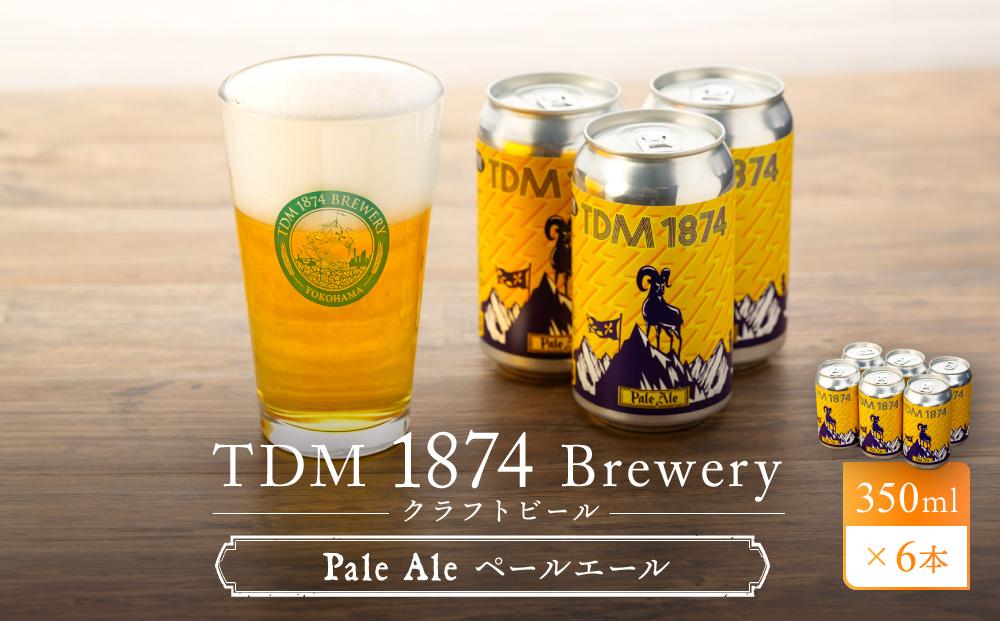 TDM 1874 Brewery クラフトビール Pale Ale ペールエール (350ml×6本)【お酒・地ビール・酒】