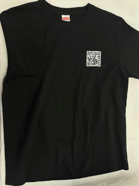 おまねこ転写プリントTシャツ　黒【Ｓサイズ】