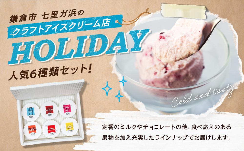HOLIDAY ICE CREAM STORE CLASSICS クラフトアイスクリーム 132ml×6個