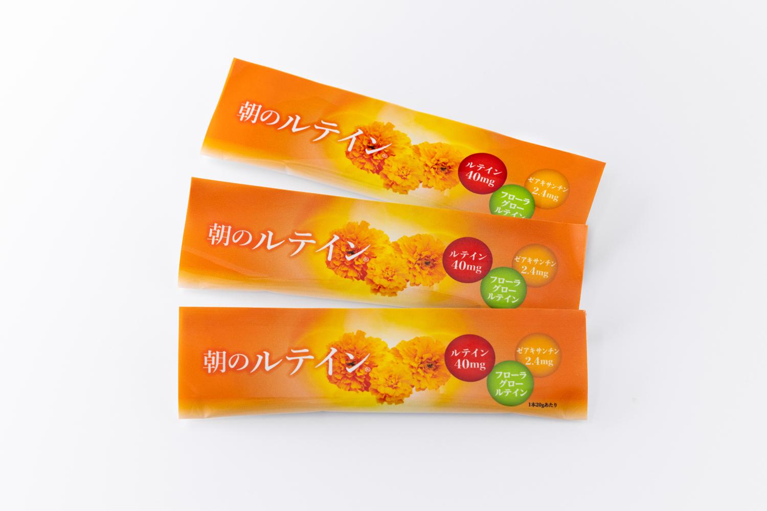 目のお悩みをサポートするゼリータイプのサプリ 「朝のルテイン」 （30