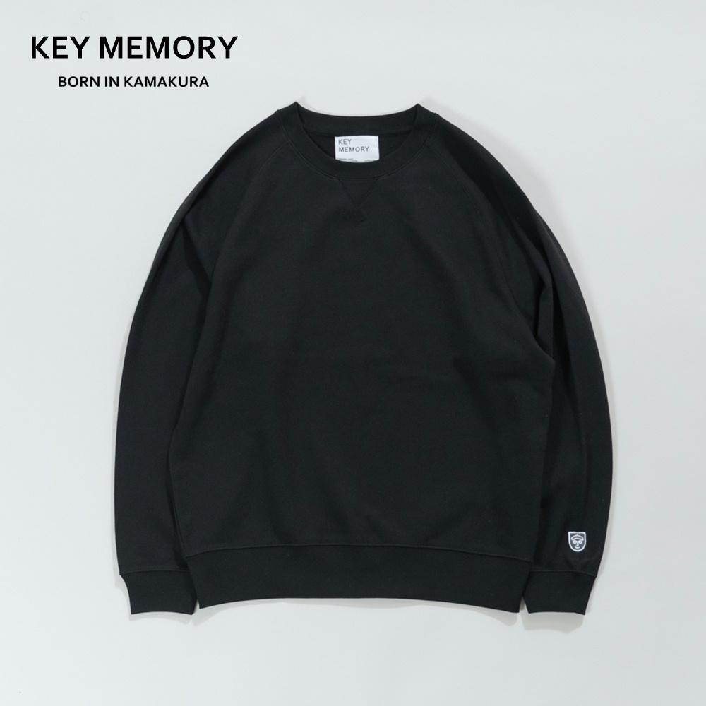 《1》【KEYMEMORY 鎌倉】ガゼットトレーナー BLACK