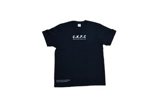 【黒・Sサイズ】川越からJリーグへ。CKFCオリジナルTシャツ1枚 ／ サッカー ユニフォーム 埼玉県