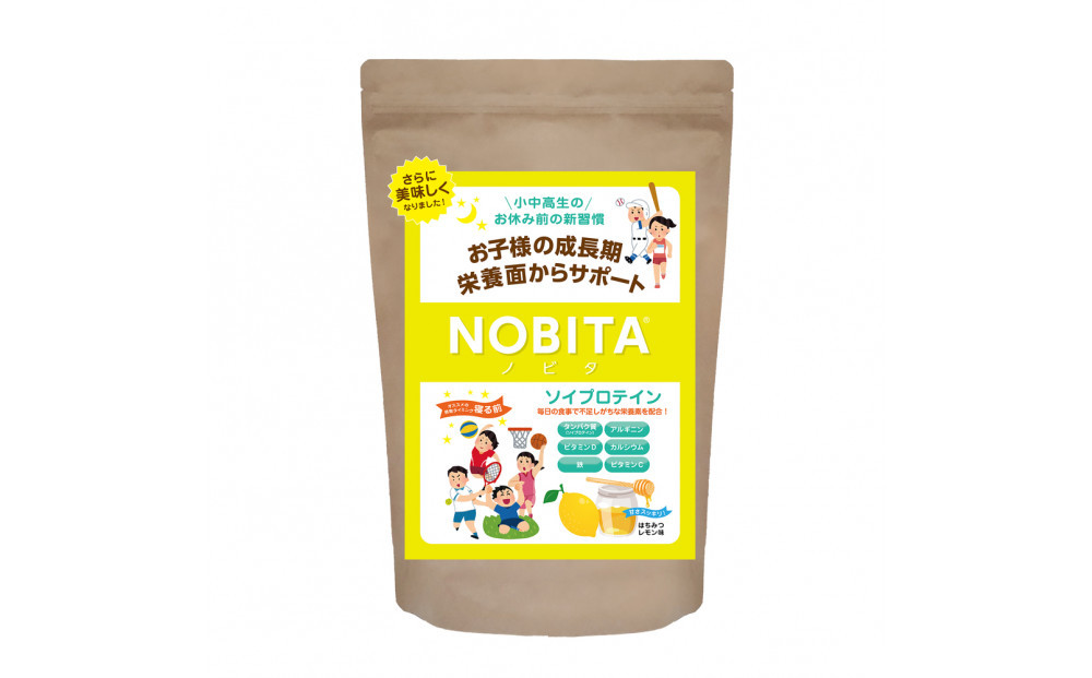 NOBITA(ノビタ)ソイプロテイン　はちみつレモン味&nbsp;／&nbsp;栄養素&nbsp;飲みやすい&nbsp;手軽&nbsp;埼玉県