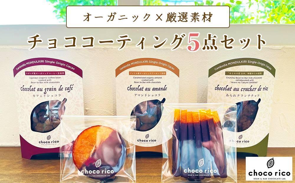 厳選素材のチョココーティング5点セット　chocorico