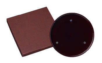 丸盆 二枚セット お盆 大型 東大寺 二月堂 日之丸盆 42cm <