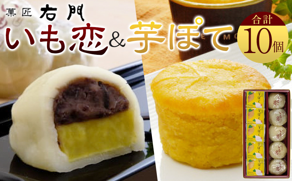 いも恋・芋ぽて10個入&nbsp;／&nbsp;＜テレビで紹介されました！＞銘菓&nbsp;饅頭&nbsp;まんじゅう&nbsp;スイートポテト&nbsp;埼玉県