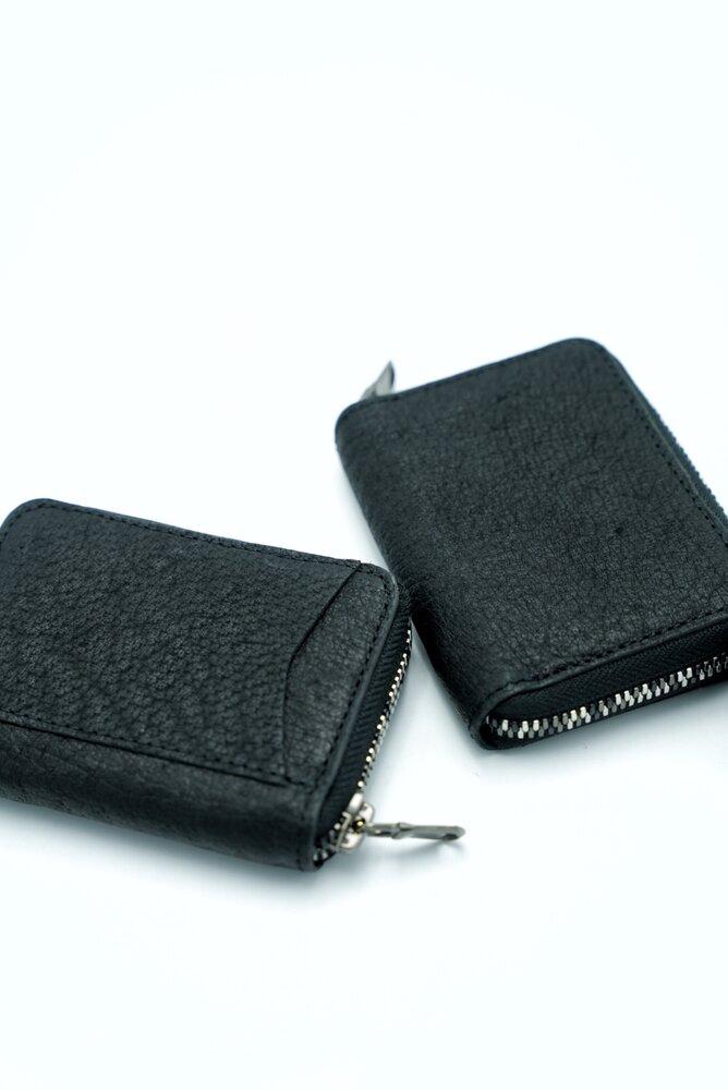 【ierib】MINI WALLET / ミニウォレット / BOAR / BLACK