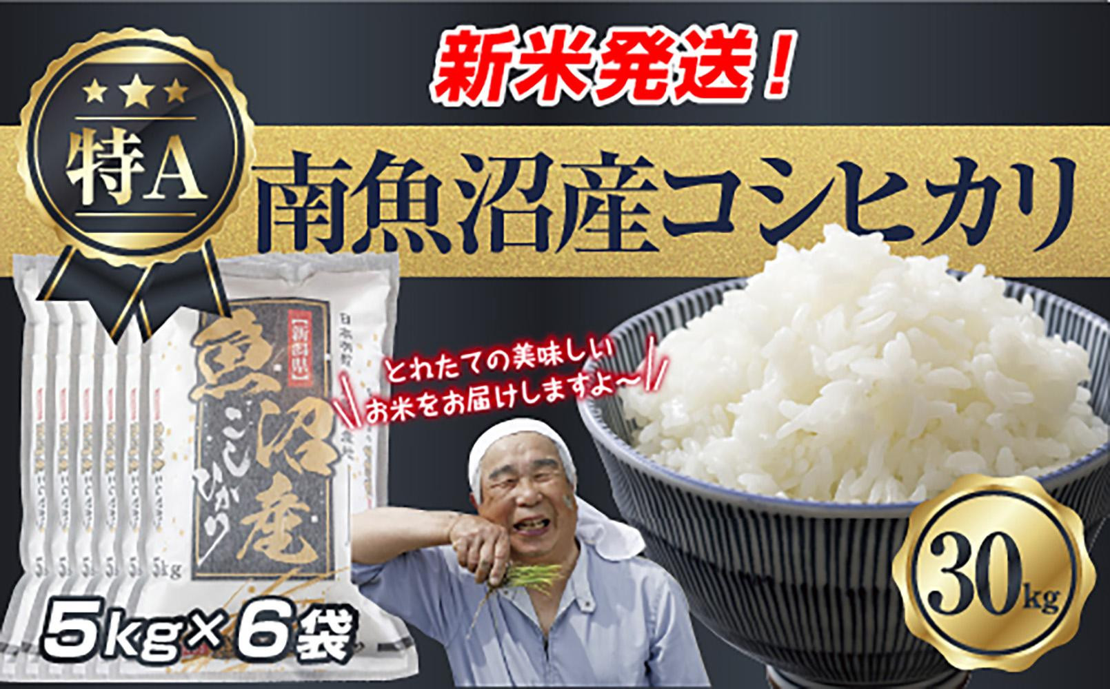 【令和8年産　新米予約】新潟県&nbsp;南魚沼産&nbsp;コシヒカリ&nbsp;お米&nbsp;5kg×6袋&nbsp;計&nbsp;30kg&nbsp;精米済み（お米の美味しい炊き方ガイド付き）&nbsp;お米&nbsp;こめ&nbsp;白米&nbsp;こしひかり&nbsp;食品&nbsp;人気&nbsp;おすすめ&nbsp;&nbsp;魚沼&nbsp;南魚沼&nbsp;南魚沼市&nbsp;新潟県産&nbsp;新潟県&nbsp;精米&nbsp;産直&nbsp;産地直送【2026年10月中旬より1ヶ月以内に順次発送予定】