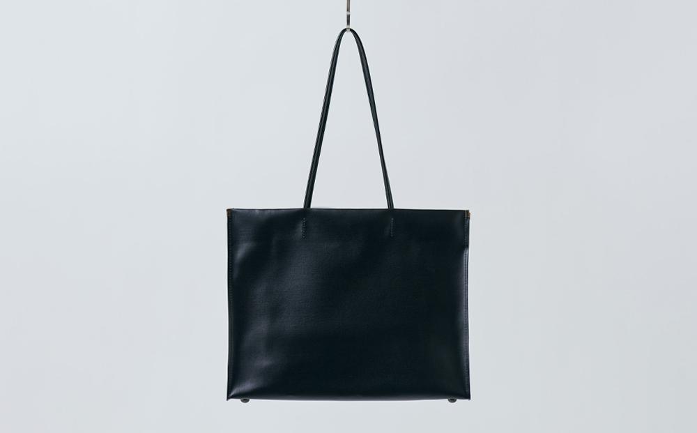 【KENTO HASHIGUCHI】ショッパーバッグ 横 ブラック（shopper bag 横 black）