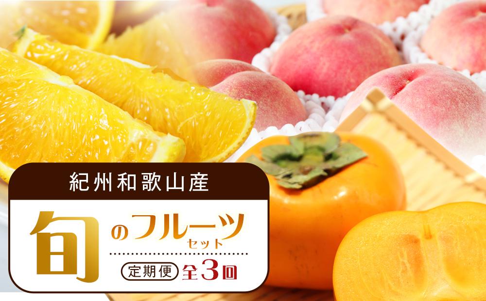 【7・8・10月 全3回】紀州和歌山産旬のフルーツセット（バレンシア・桃・ひらたねなし柿）【UT79】