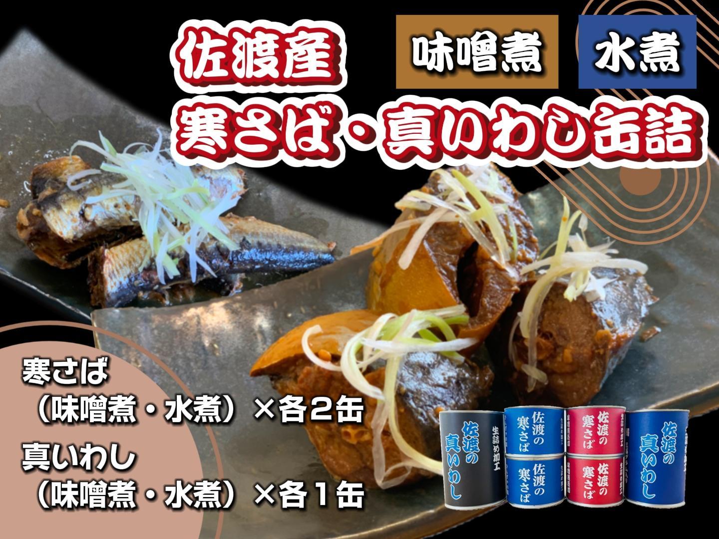 佐渡産 さば いわし 缶詰 水煮 味噌煮 6缶セット 常温 常温保存 国産 佐渡 鯖 サバ 鰯 イワシ 缶詰 さば缶 サバ缶 鯖缶 缶詰め かんづめ  保存食 非常食 長期保存 長期保管 備蓄 魚介 魚介類 冷凍 簡単調理 簡単料理 おかず 