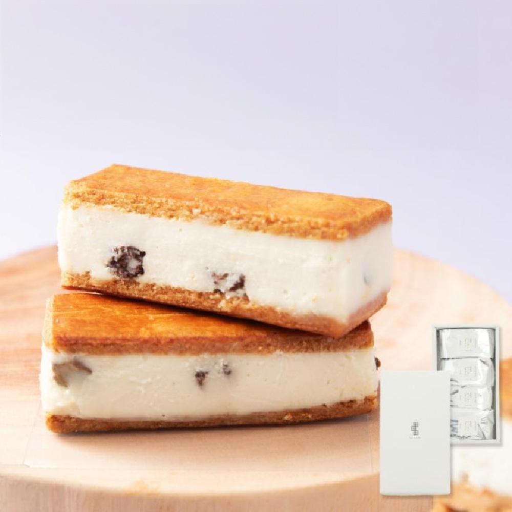 田田田堂　バターを使わないバターサンド「お米のヴィーガンバターサンド（ラムレーズン）」4個入り