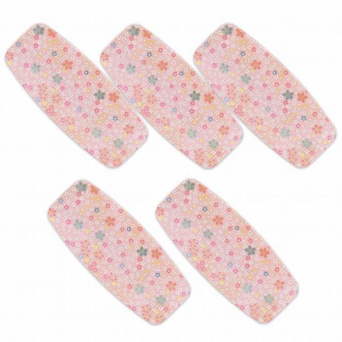 友禅和紙おしぼりトレー&nbsp;5枚セット&nbsp;小花&nbsp;吹雪&nbsp;タツクラフト&nbsp;【Tk24】