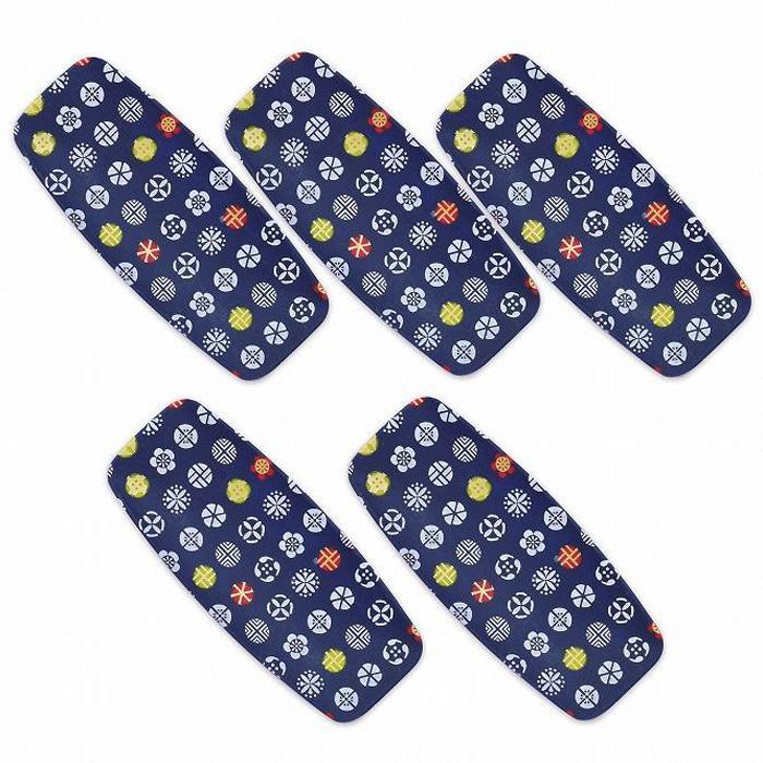 友禅和紙おしぼりトレー&nbsp;5枚セット&nbsp;小花&nbsp;小紋&nbsp;タツクラフト&nbsp;【Tk35】