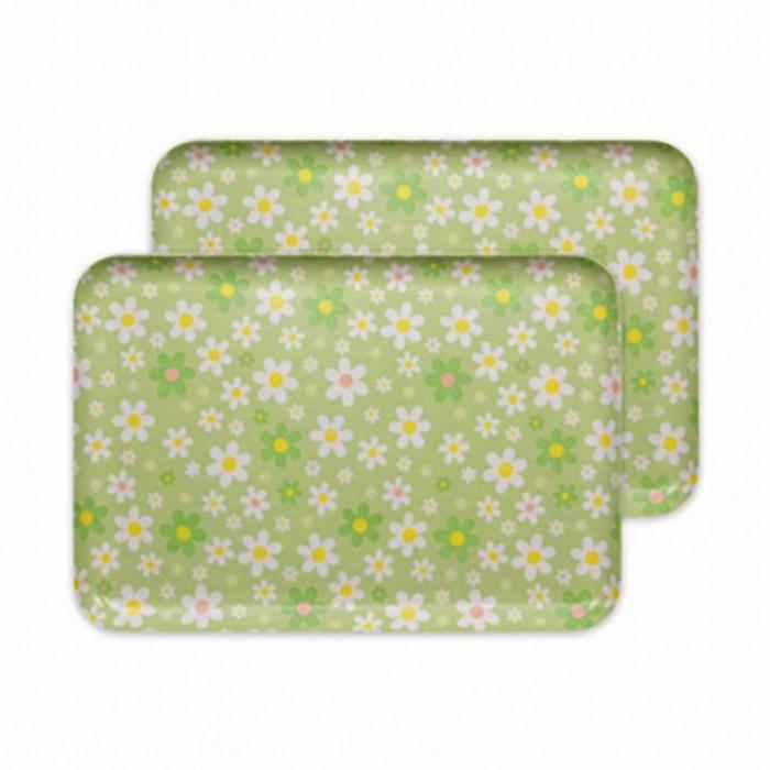 【グリーン&nbsp;2枚組】ST&nbsp;ランチョン&nbsp;トレー&nbsp;L&nbsp;39cm&nbsp;マーチ&nbsp;タツクラフト&nbsp;【Tk112】