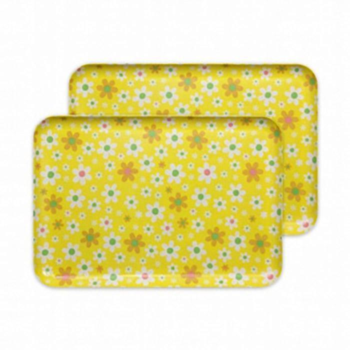 【イエロー&nbsp;2枚組】ST&nbsp;ランチョン&nbsp;トレー&nbsp;L&nbsp;39cm&nbsp;マーチ&nbsp;タツクラフト&nbsp;【Tk113】
