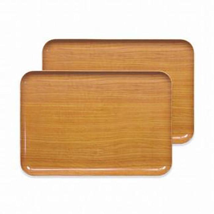 【ナチュラル&nbsp;2枚組】ST&nbsp;ランチョントレー&nbsp;Ｌ&nbsp;39cm&nbsp;ウッド&nbsp;タツクラフト&nbsp;【Tk117】