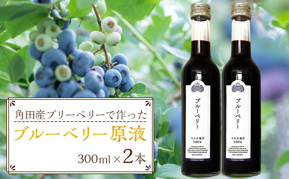 ブルーベリー 原液 600ml ( 300ml × 2本 ) 果物 果実 くだもの フルーツ 飲料 果実飲料 ドリンク 完熟 小粒 アントシアニン 人気 おすすめ 宮城