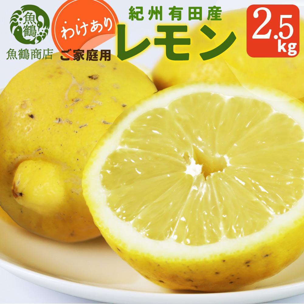 【ご家庭用訳あり】 紀州有田産レモン 2.5kg【2025年3月上旬以降発送】【先行予約】