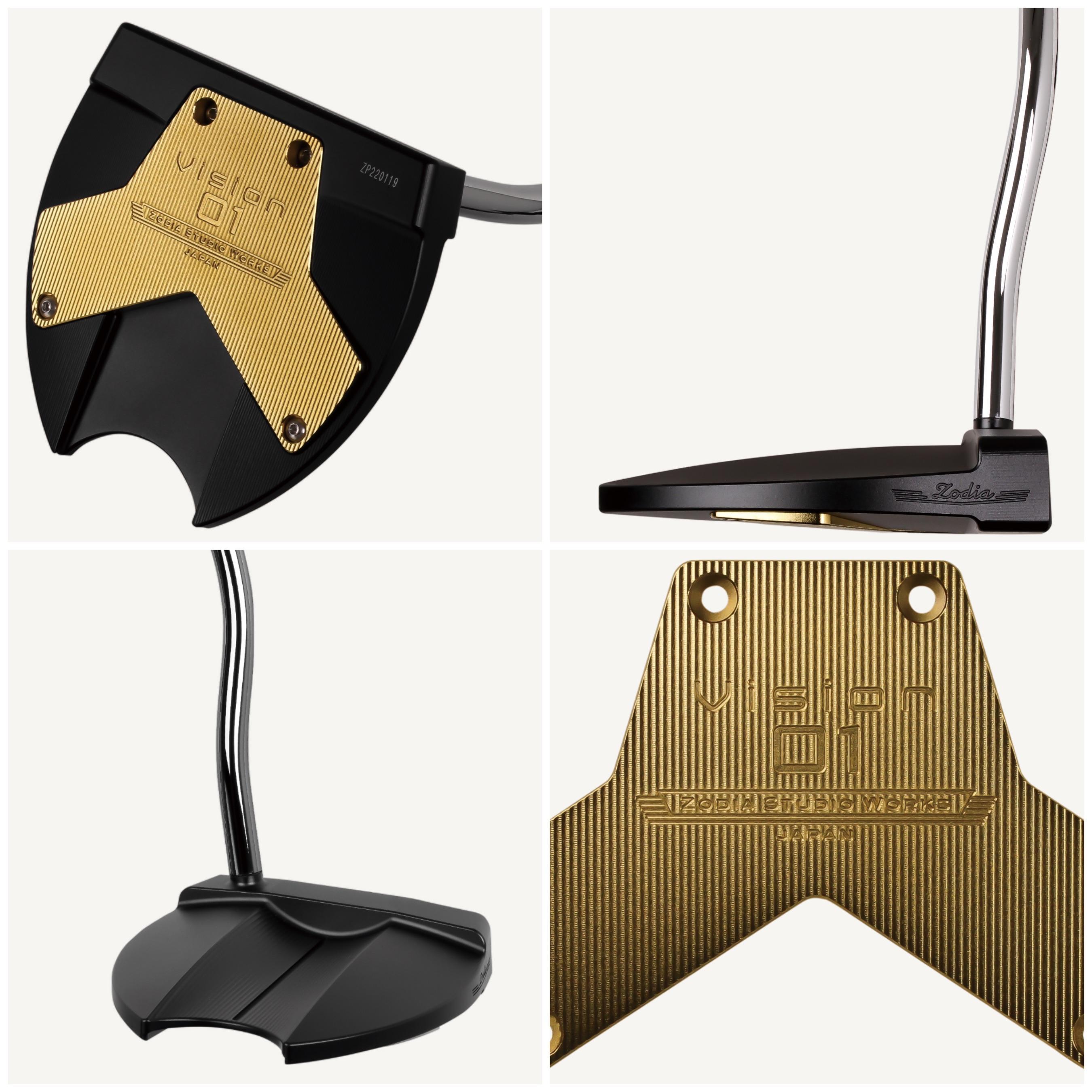 ゾディア（Zodia） パター Vision PUTTER Vision01MODEL カラーGOLD 