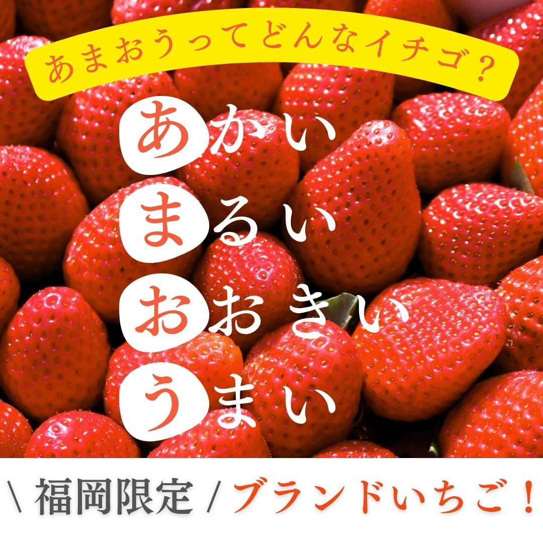 福岡スイーツ自然の贈り物】かわいい化粧箱入り！福岡県産冷凍あまおう