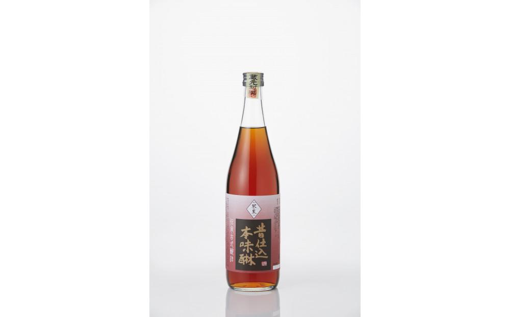 伝承醸法 昔仕込本みりん 720ml x 6本 蔵の素ブランド 甘強酒造 自家製粕取り焼酎使用