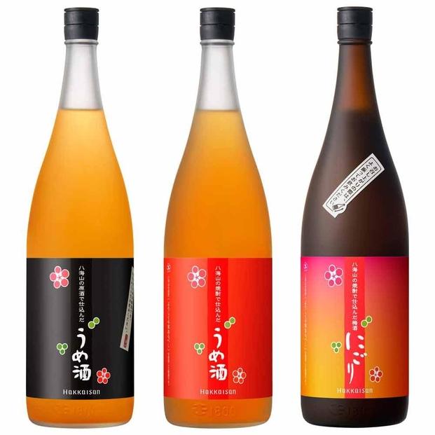 八海山 原酒梅酒・焼酎梅酒・にごり梅酒 1800ml×3本セット