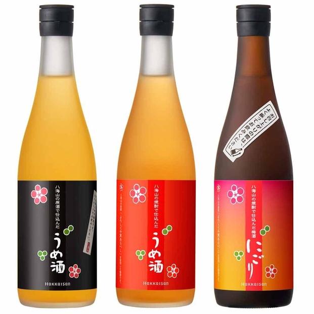 八海山 原酒梅酒・焼酎梅酒・にごり梅酒 720ml×3本セット