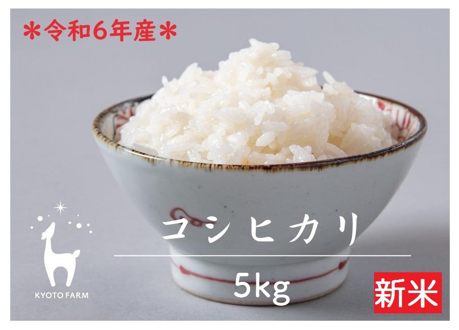 【京都ファーム】令和6年産 京都ファームのコシヒカリ 精米5kg