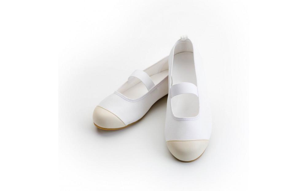 おしゃれな上履き&nbsp;シューズ&nbsp;室内履き&nbsp;上靴（アイボリー／25.0cm）