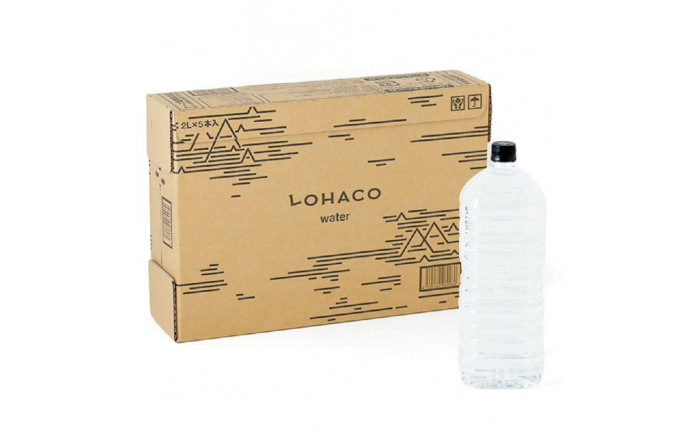 LOHACO&nbsp;Water&nbsp;2.0L&nbsp;ラベルレス&nbsp;1０本　