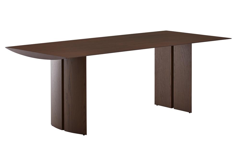 木製ダイニングテーブル TAVOLO NAVEes 幅200cm【arflexーアルフレックスー】_マロンブラウン_04424