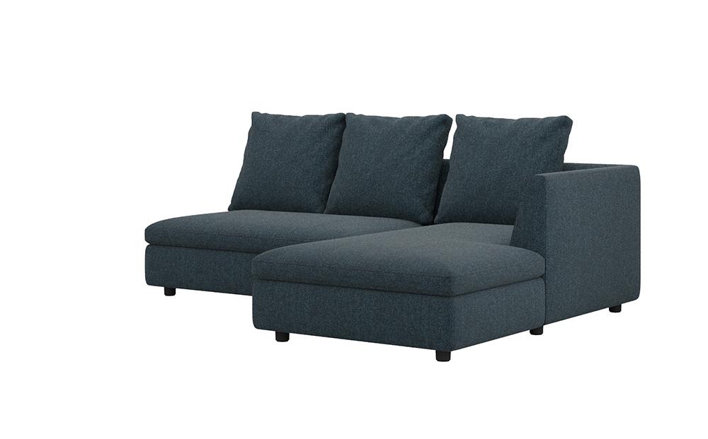 L字型ソファ向右シェーズロング&nbsp;SONA〈DUO〉幅214cm【arflexーアルフレックスー】_04435　【ダークブルー】