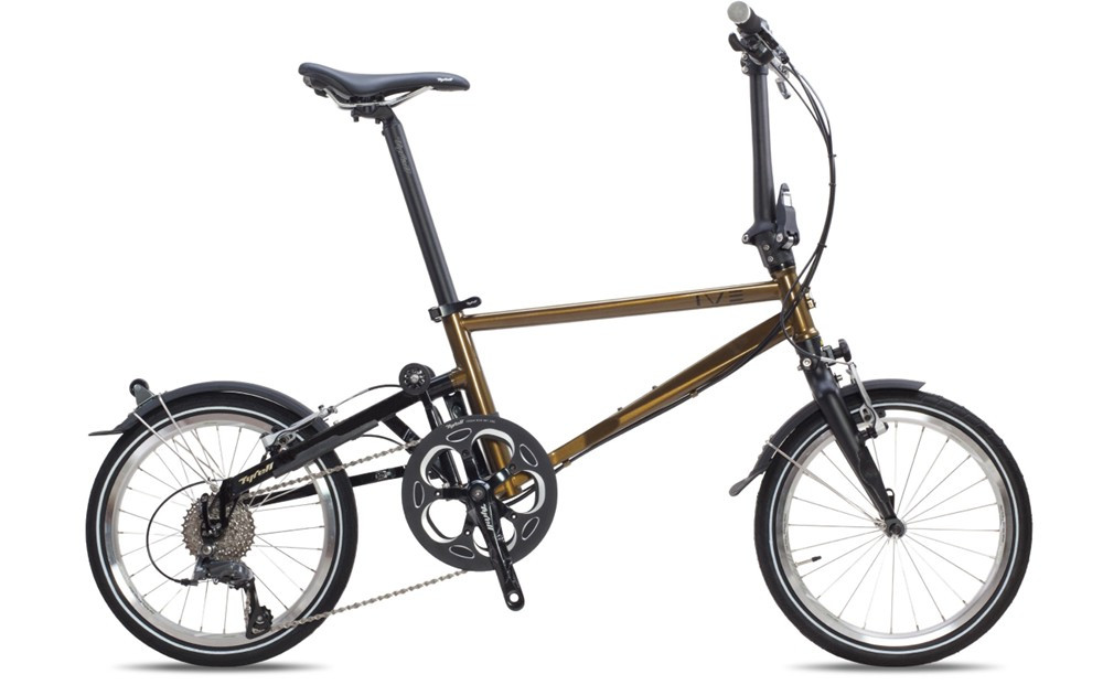 【Tyrell(タイレル)】IVE&nbsp;ラスティブラスメタリック&ピアノブラック【自転車&nbsp;折りたたみ式&nbsp;ミニベロ&nbsp;スポーツ&nbsp;ロードバイク&nbsp;スポーツサイクル&nbsp;通勤&nbsp;通学&nbsp;サイクリング&nbsp;変速付き&nbsp;香川県&nbsp;さぬき市】