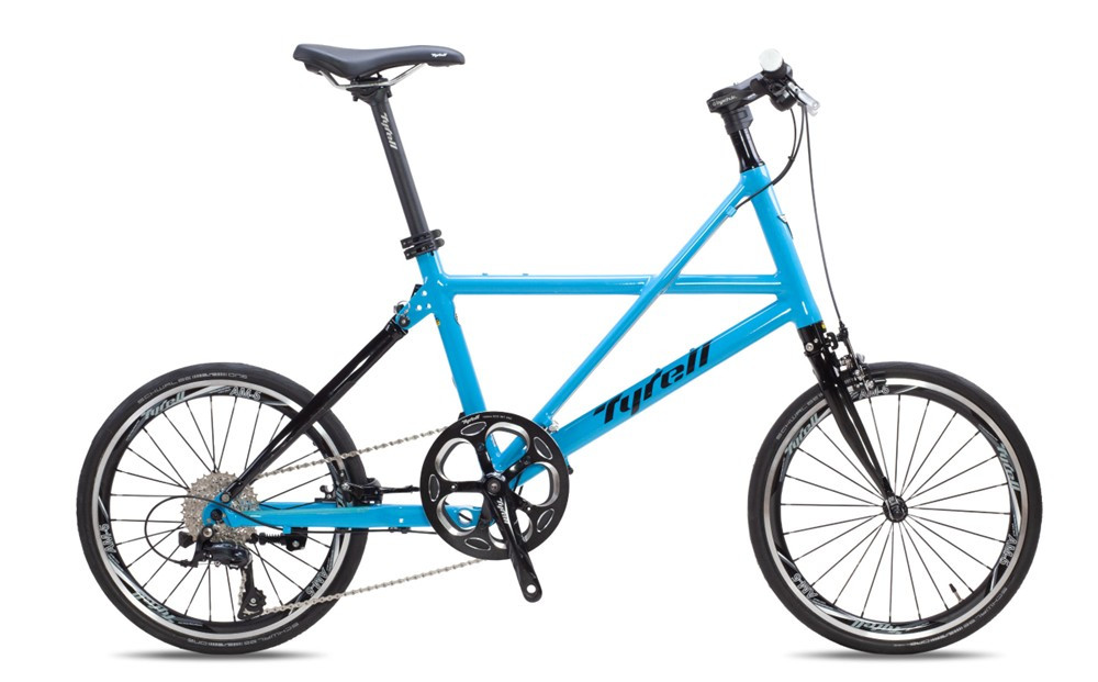 【Tyrell(タイレル)】FXα&nbsp;スカイブルー&ピアノブラック【自転車&nbsp;折りたたみ式&nbsp;ミニベロ&nbsp;スポーツ&nbsp;ロードバイク&nbsp;スポーツサイクル&nbsp;簡単&nbsp;コンパクト&nbsp;通勤&nbsp;通学&nbsp;サイクリング&nbsp;変速付き&nbsp;香川県&nbsp;さぬき市】