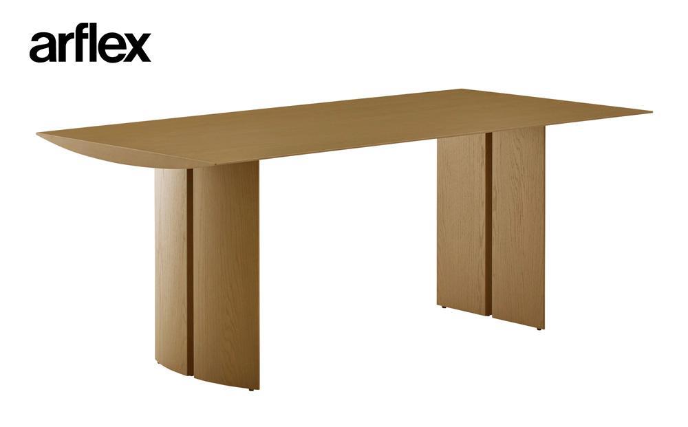 木製ダイニングテーブル TAVOLO NAVEes 幅180cm【arflexーアルフレックスー】_ナチュラルクリア_04297