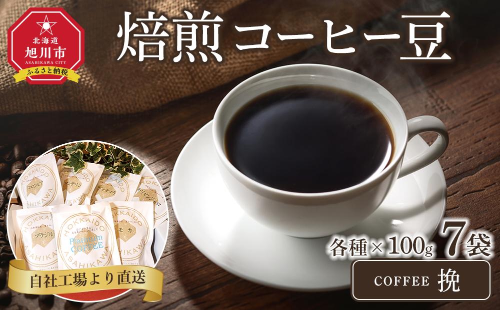 「挽」中煎焙煎コーヒー豆100g挽7袋　旭川市西神楽工場直送_04278