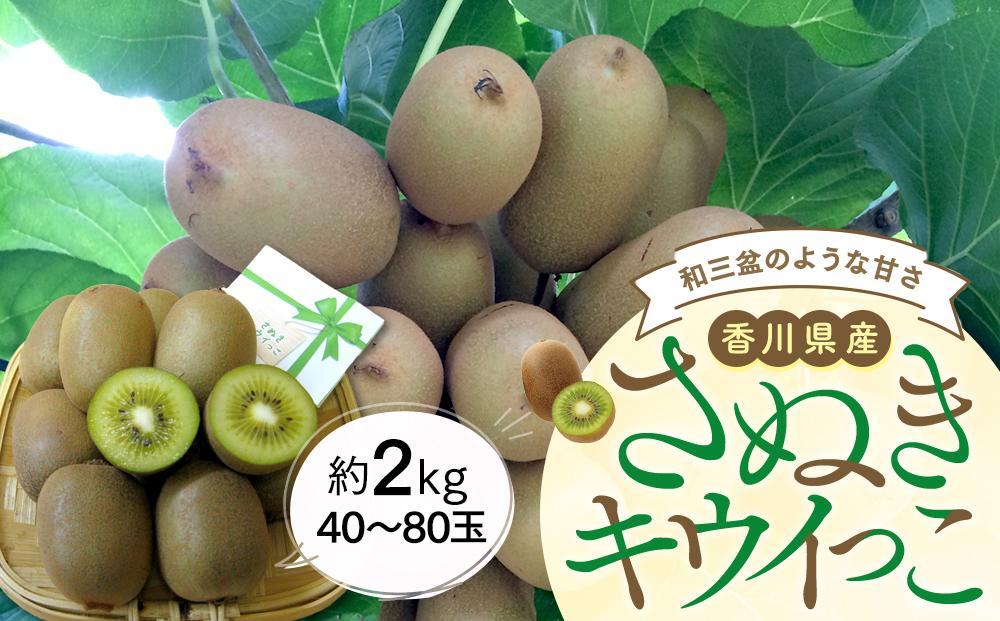さぬきキウイっこ&nbsp;約2kg&nbsp;(約40～80玉)&nbsp;【11月上旬頃～発送】
