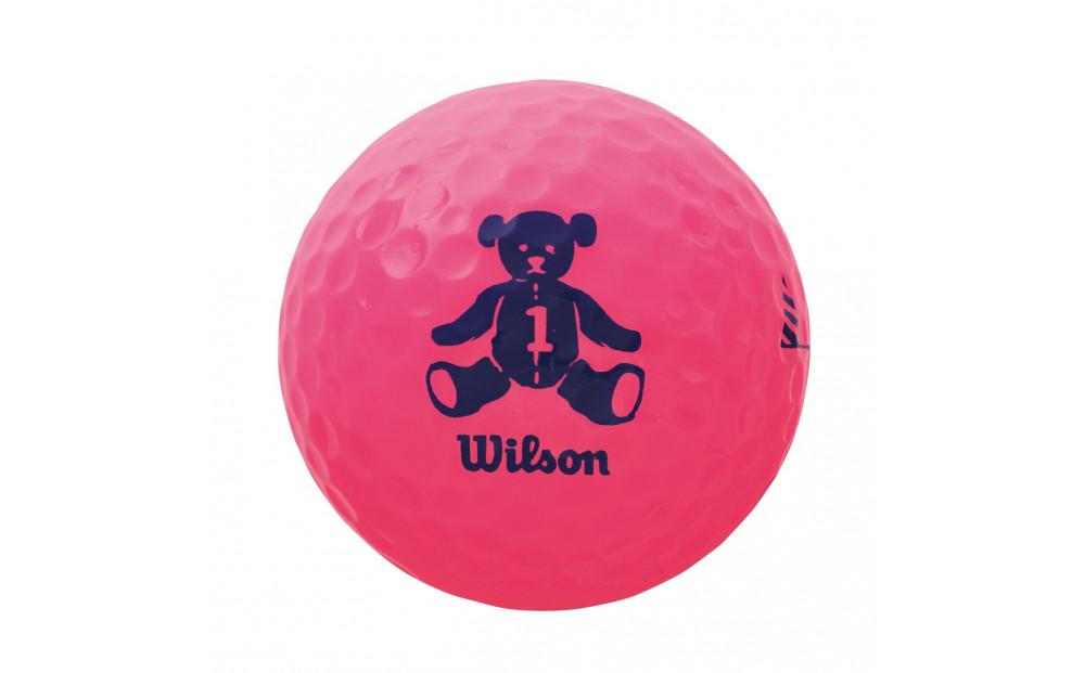 ゴルフボール Wilson BEAR4 12球入 1ダース【ピンク】 ゴルフ キャスコ