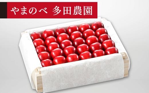 【特選「真夏のルビー紅姫」】桐箱詰 約500g【やまのべ多田耕太郎のさくらんぼ 多田農園】