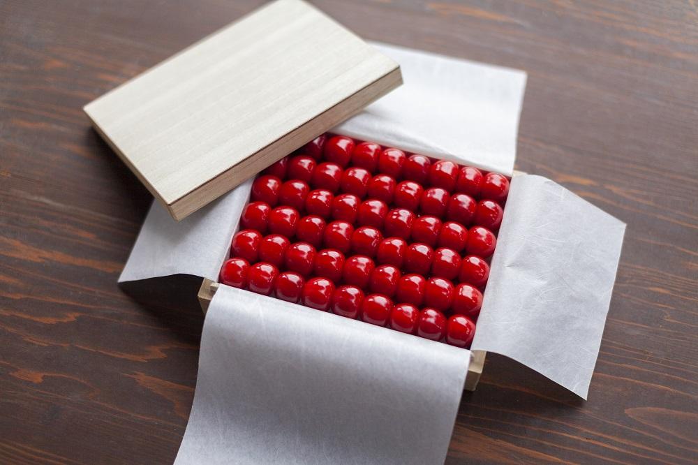 【2025年発送】さくらんぼ　紅秀峰　特秀　2L-3L　500ｇ　桐箱詰め